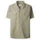 CAMISA DE LINO HOMBRE PEPE JEANS CON CUELLO CUBANO