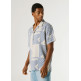 CAMISA PATCHWORK HOMBRE PEPE JEANS CON CUELLO CUBANO