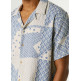 CAMISA PATCHWORK HOMBRE PEPE JEANS CON CUELLO CUBANO