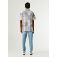 CAMISA PATCHWORK HOMBRE PEPE JEANS CON CUELLO CUBANO