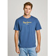 CAMISETA HOMBRE PEPE JEANS LOGO ESTAMPADO FIT REGULAR