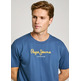 CAMISETA HOMBRE PEPE JEANS LOGO ESTAMPADO FIT REGULAR