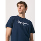 CAMISETA HOMBRE PEPE JEANS LOGO ESTAMPADO FIT REGULAR