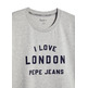 CAMISETA UNISEX ESTAMPADO I LOVE LONDON PEPE JEANS