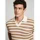 POLO A RAYAS HOMBRE PEPE JEANS TEJIDO CROCHET