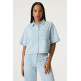 CAMISA DENIM MANGA MUJER MUJER GARCIA JEANS CON BOLSILLO