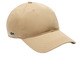 GORRA UNISEX LACOSTE DE SARGA DE ALGODÓN
