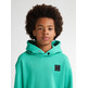SUDADERA CON CAPUCHA NIÑO PETROL INDUSTRIES CON LOGO BORDADO