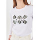 CAMISETA MUJER  YES ZEE T-SHIRT DONNA GIROCOLLO, M/L