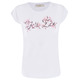 CAMISETA MUJER YESZEE LOGO CON MOTIVO FLORAL