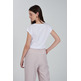 CAMISETA MUJER YESZEE LOGO CON MOTIVO FLORAL