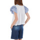 CAMISETA MUJER  YES ZEE T-SHIRT DONNA GIROCOLLO, MANIC