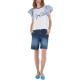 CAMISETA MUJER  YES ZEE T-SHIRT DONNA GIROCOLLO, MANIC