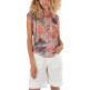 CAMISETA MUJER  YES ZEE T-SHIRT DONNA, STAMPA SUBLIMAT