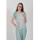 CAMISETA MUJER YES ZEE T-SHIRT DONNA SMANICATA, STAMP