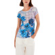 CAMISETA MUJER  YES ZEE T-SHIRT DONNA GIROCOLLO, M/C,S