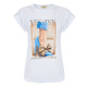 CAMISETA ESTAMPADA CON DETALLES DE STRASS MUJER YES ZEE