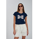 CAMISETA MANGA CORTA MUJER YESZEE ESTAMPADO FLORAL