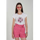 CAMISETA MUJER YES ZEE T-SHIRT DONNA GIROCOLLO, M/C