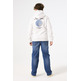 SUDADERA CON CAPUCHA NIÑO GARCIA JEANS ESTAMPADO TEXTO