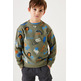 SUDADERA NIÑO GARCIA JEANS ESTAMPADO ALL OVER