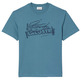 CAMISETA ESTAMPADA HOMBRE LACOSTE PUNTO JERSEY DE ALGODÓN