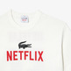 CAMISETA ESTAMPADA EN ALGODÓN ECOLÓGICO HOMBRE LACOSTE X NETFLIX