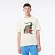 CAMISETA ESTAMPADA EN ALGODÓN ECOLÓGICO HOMBRE LACOSTE X NETFLIX