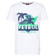 CAMISETA NIÑO PETROL INDUSTRIES ESTAMPADO PALMERAS