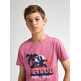 CAMISETA NIÑO PETROL INDUSTRIES ESTAMPADO PALMERAS