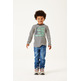 CAMISETA DE MANGA LARGA A RAYAS NIÑO GARCIA JEANS