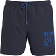BAÑADOR HOMBRE TOMMY JEANS SLIM DE MEDIO LARGO CON LOGO Y CORDÓN
