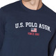 CAMISETA MANGA LARGA HOMBRE U.S. POLO LOGO EN PECHO