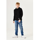 SUDADERA LISA CON CAPUCHA NIÑO GARCIA JEANS