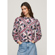 SUDADERA CON ESTAMPADO PATCHWORK MUJER PEPE JEANS LEIA