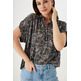CAMISA DE MANGA CORTA CON ESTAMPADO FLORAL MUJER GARCIA JEANS