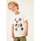 CAMISETA CON ESTAMPADO DE PLANETAS NIÑO GARCIA JEANS