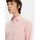 CAMISA DE RAYAS MUJER TOMMY JEANS DE LINO FIT HOLGADO