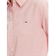 CAMISA DE RAYAS MUJER TOMMY JEANS DE LINO FIT HOLGADO