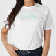 CAMISETA MUJER CALVIN KLEIN LOGO AÑOS 20