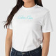 CAMISETA MUJER CALVIN KLEIN LOGO AÑOS 20