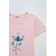 CAMISETA MUJER SALSA JEANS ESTAMPADO FLORAL Y LENTEJUELAS