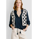 CHALECO DE CROCHET MUJER PEPE JEANS DISEÑO FLORAL