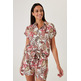 CAMISA DE MANGA CORTA CON ESTAMPADO TROPICAL MUJER GARCIA JEANS