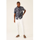 CAMISA DE MANGA CORTA EN MEZCLA DE VISCOSA HOMBRE GARCIA JEANS