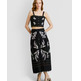 FALDA MIDI MUJER PEPE JEANS DETALLES BORDADOS