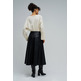 FALDA MIDI MUJER SALSA JEANS EFECTO PIEL CON CINTURON
