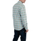 HOMBRE CAMISA POPELIN CUADROS VERDE