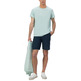 HOMBRE CAMISETA BÁSICA BORDADO A CONT AZUL TUR