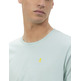 HOMBRE CAMISETA BÁSICA BORDADO A CONT AZUL TUR